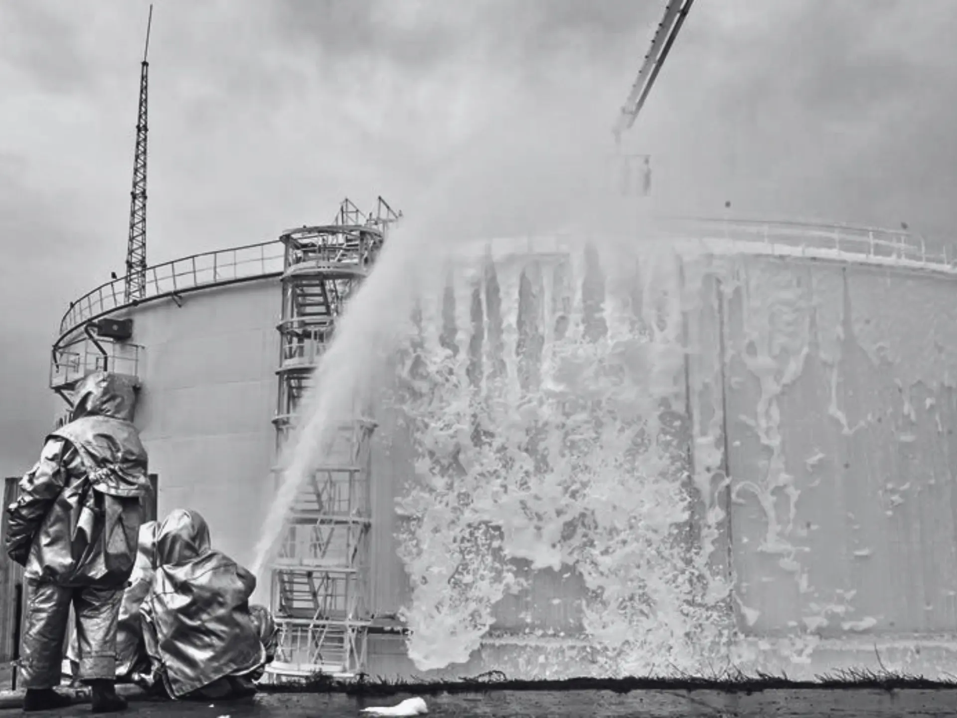 Synthetic Fluorine Free Foam in Use